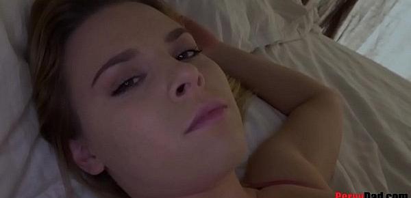  Sleeping daughter gets treated like slut!